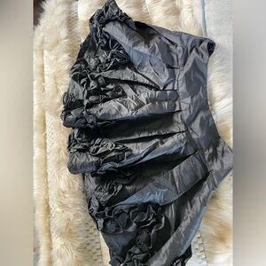 Rachael & Chloe Black Ruffled Mini Skirt